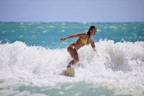 Surfing Jaco, Costa Rics