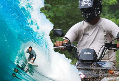 ATV Adventures combined with Surfing at GoCostaRicaFishing.com