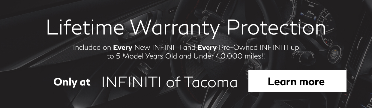 lifetime INFINITI vehicle warrants tacoma seattle wa