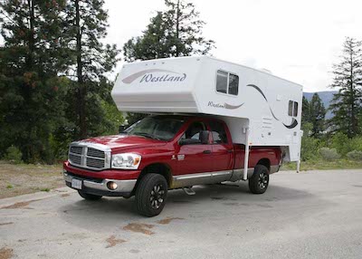 The Westland RV Travelaire 95SL Truck Camper in BC