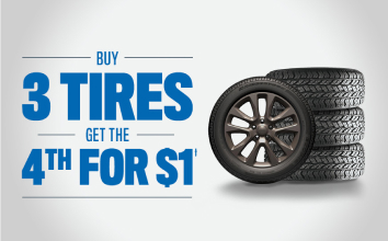 ‡Offer valid 10/1/2019 - 11/30/2019. Available on select tires in stock at participating dealerships. OHTSU and Kelly tires are excluded. See your Service Advisor for details on separate MICHELIN®, BFGOODRICH®, and UNIROYAL® promotional offer.