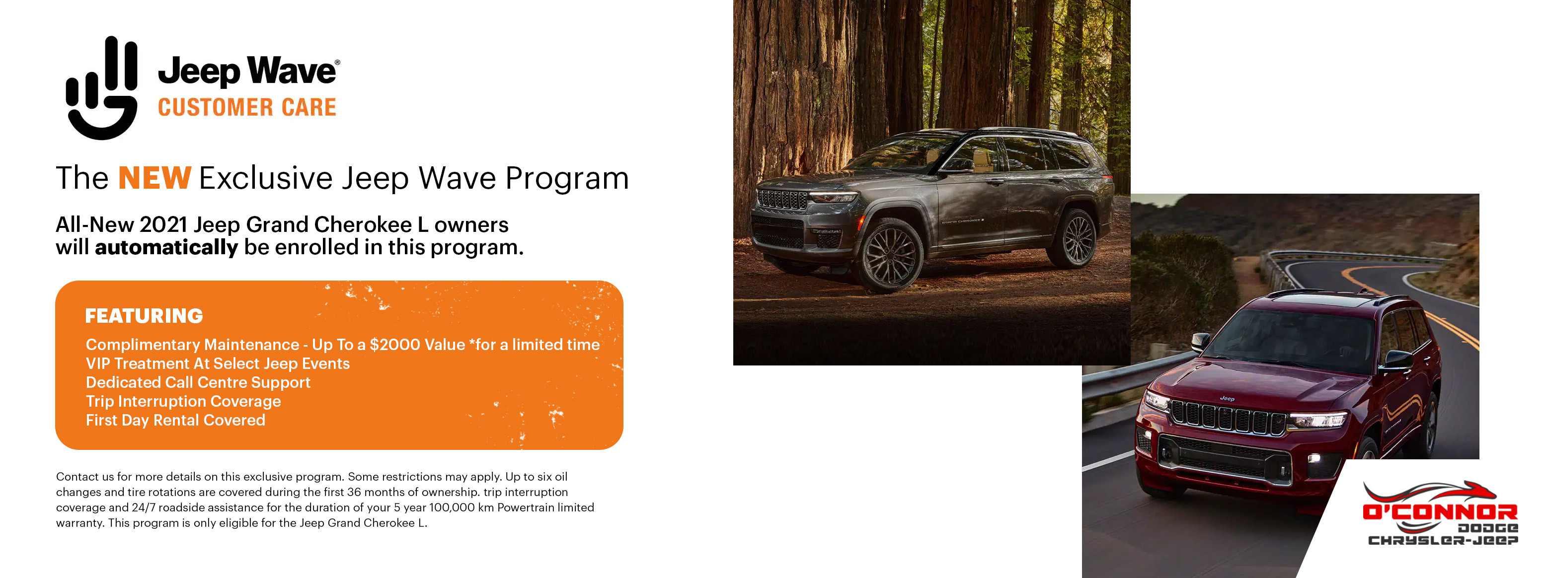 New Jeep Wave Program- Exclusive To Jeep Grand Cherokee Owners