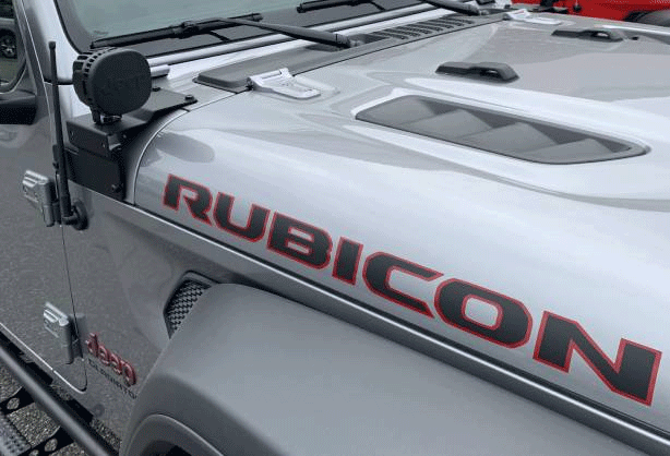 A grey 2020 Jeep Gladiator Rubicon at O