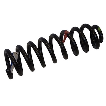 Image of Ford coil spring for Super Duty models posed against a white background.