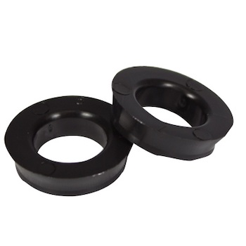 Ford cooler pipe o-rings for 2007 to 2021 Super Duty models sitting against a white background.