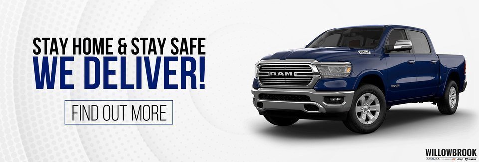 Stay Home and Stay Safe! We Deliver! Find Out More.